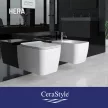 CeraStyle HERA fali WC - rimless - perem nélküli - rejtett szerelésű - 52 cm