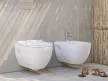 Sanovit BRILLA fali WC - rimless - perem nélküli