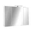 Piramida AKVA Tükrös fürdőszobai szekrény - LED világítással - 100 x 69 x15cm
