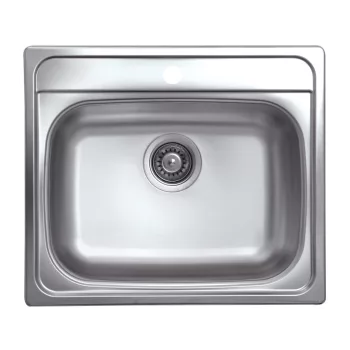 EVIDO AQUA natúr rozsdamentes acél mosogató, 570 x 490 mm