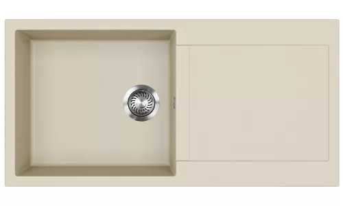 EVIDO CUBO XL 6 S gránit mosogató, 1000 x 500 mm, bézs