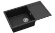 EVIDO CUBO XL 6 S Compact gránit mosogató, 860 x 500 mm, antracit