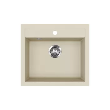 EVIDO Quadro 6 gránit mosogató, 562 x 510 mm, bézs
