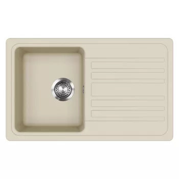 EVIDO HOME 45 S gránit mosogató, 765 x 460 mm, bézs