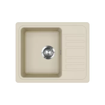   EVIDO HOME 45 S Compact gránit mosogató, 575 x 460 mm, bézs
