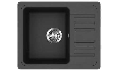 EVIDO HOME 45 S Compact gránit mosogató, 575 x 460 mm, antracit