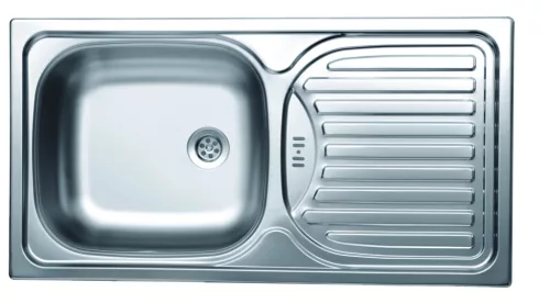 EVIDO FLEX natúr rozsdamentes acél mosogató, 780 x 435 mm