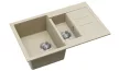 EVIDO CUBO 6 S Compact gránit mosogató, 800 x 500 mm, bézs