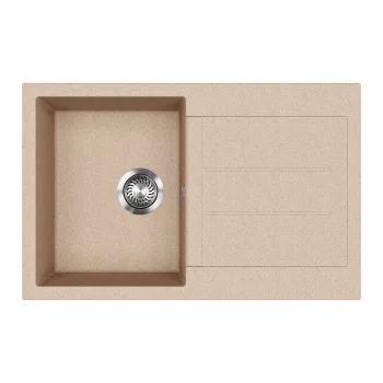 EVIDO CUBO 45 S gránit mosogató, 780 x 500 mm, avena