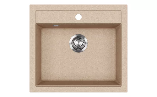 EVIDO QUADRO 6 gránit mosogató, 565 x 510mm, avena
