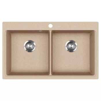 EVIDO QUADRO 9 gránit mosogató, 860 x 510mm, avena