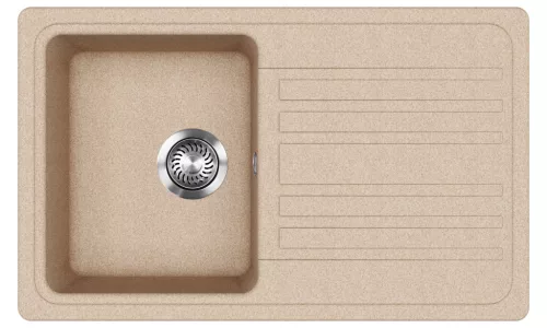 EVIDO HOME 45 S gránit mosogató, 765 x 460 mm, avena