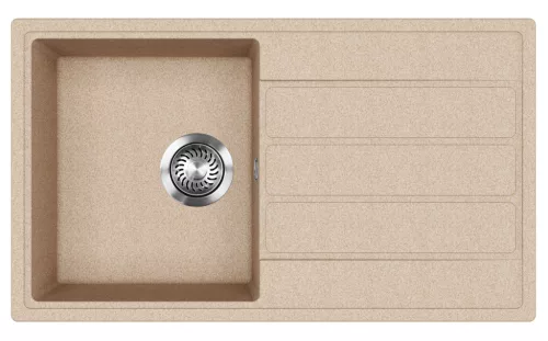 EVIDO EASY 45 S gránit mosogató, 760 x 440 mm, avena