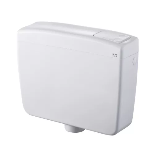 CR DELTA DUO WC tartály - 2 gombos - 8l - alacsony szereléshez 44 x 35 x 12 cm