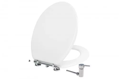 CR BIDÉS WC ülőke - hideg / melegvizes csapteleppel - Duroplast - 44 x 37 cm