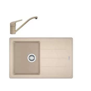   FRANKE SZETT BASIS BFG 611-78 avena  Fragranit mosogató + Novara Plus csappal