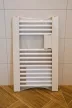 Törölközőszárító radiátor - Viva Platinum Therm - EGYENES - fehér - 500 x 800 mm