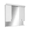 Viva STYLE Tükrös fürdőszobai szekrény LED világítással - DUPLA szekrénnyel - 100 x 97 x 15 cm