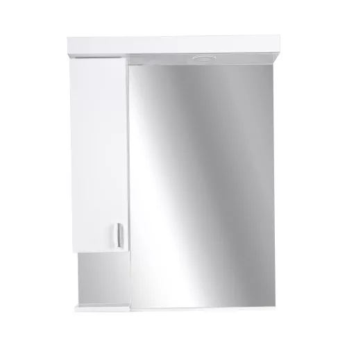 Viva STYLE Tükrös fürdőszobai szekrény LED világítással - BALOS szekrénnyel - 55 x 97 x 15 cm