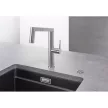 BLANCO PushControl III nyomógomb lefolyó-távműködtetőhöz, satin dark steel