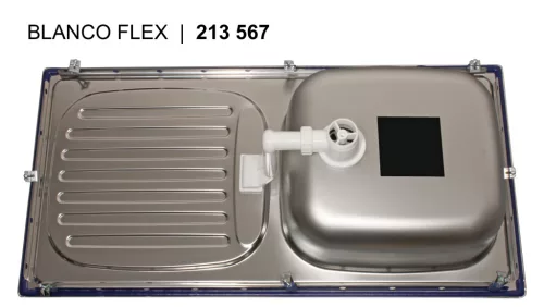 BLANCO Lefolyógarnitúra, 1 1/2, FLEX, FLEX mini-hez