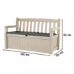 Eden Garden Bench pad és tároló