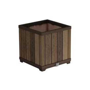 Deco szögletes műanyag virágláda 61 l
