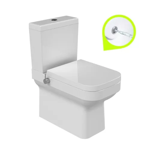 CeraStyle NOURA monoblokk WC - BEÉPÍTETT bidé funkcióval
