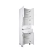 Viva STYLE fürdőszobai ÁLLÓSZEKRÉNY 192 magas POLCOS - 50 x 35 x 192 cm