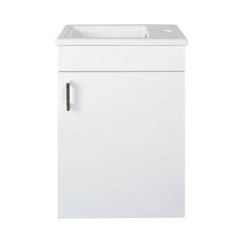   VivaStyle NIKA - fali függesztett - fürdőszobabútor CeraStyle 71100 mosdóval - JOBBOS - 42 x 24 cm