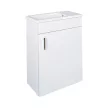 VivaStyle NIKA - fali függesztett - fürdőszobabútor CeraStyle 71100 mosdóval - JOBBOS - 42 x 24 cm