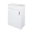 VivaStyle NIKA - fali függesztett - fürdőszobabútor CeraStyle 71100 mosdóval - JOBBOS - 42 x 24 cm