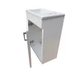 VivaStyle NIKA - fali függesztett - fürdőszobabútor CeraStyle 71100 mosdóval - JOBBOS - 42 x 24 cm