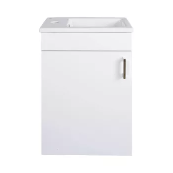   VivaStyle NIKA - fali függesztett - fürdőszobabútor CeraStyle 71100 mosdóval - BALOS - 42 x 24 cm