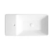 Sanovit - PULTRA ültethető - Top Counter- porcelán mosdó - bal vagy jobb csaplyukas -  - 70 x 35 cm