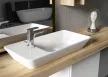 Sanovit - PULTRA ültethető - Top Counter- porcelán mosdó - bal vagy jobb csaplyukas -  - 70 x 35 cm