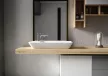 Sanovit - PULTRA ültethető - Top Counter- porcelán mosdó - bal vagy jobb csaplyukas -  - 70 x 35 cm