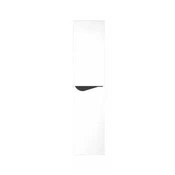   Piramida BETA fali fürdőszoba - állószekrény - FEHÉR-FEKETE - 35 x 150 x 30 cm