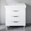 TMP TRIO 60 álló fürdőszobabútor - CeraStyle SHARP - 37100 mosdóval - 60 x 48 cm