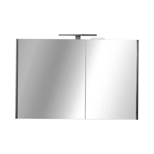 TMP SHARP - FEKETE - Tükrös fürdőszobai szekrény - 100 cm