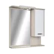 TMP ZX - SONOMA - Tükrös fürdőszobai szekrény LED világítással - 75 x 80 cm