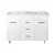 TMP FLAT 120 álló fürdőszobabútor - Sanovit ISIK 4120 DUPLA porcelán mosdóval - 120 x 44 cm