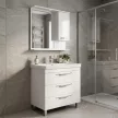 TMP TRIO 80 álló fürdőszobabútor - Sanovit LUXURY - 11080 mosdóval - 80,5 x 46cm