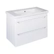 TMP SHARP 100 fali fürdőszobabútor - Sanovit Soft 13100 porcelán mosdóval - 101 x 45,5cm
