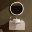 TMP MOON 80 cm fali fürdőszobabútor mosdó nélkül - Top Counter mosdókhoz