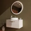 TMP MOON 80 cm fali fürdőszobabútor mosdó nélkül - Top Counter mosdókhoz