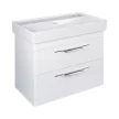 TMP LUX 60 fali fürdőszobabútor - CeraStyle SHARP 37100 mosdóval - 60 x 48 cm
