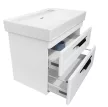 TMP LUX 60 fali fürdőszobabútor - CeraStyle SHARP 37100 mosdóval - 60 x 48 cm