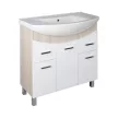 TMP ZX 85 - SONOMA - álló fürdőszobabútor - Sanovit ZENON - 6085 porcelán mosdóval - 86 x 50 cm
