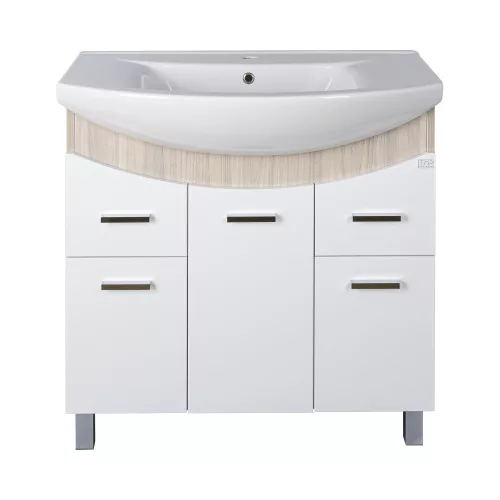 TMP ZX 95 - SONOMA - álló fürdőszobabútor - Sanovit ZENON - 6095 porcelán mosdóval - 97 x 51 cm